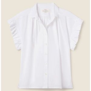 Trovata Birds of Paradis Marianne B Ruffle Sleeve Top